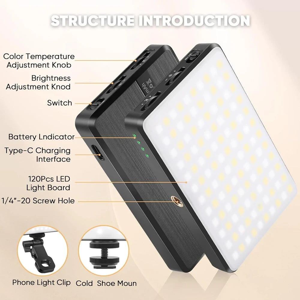 Rechargeable LED Selfie Light
